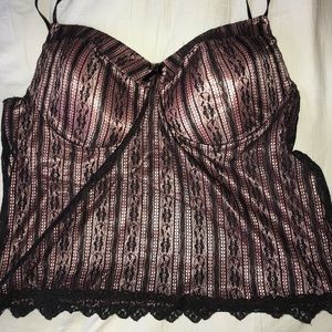 New York & Company (intimates) | floral lacy shirt